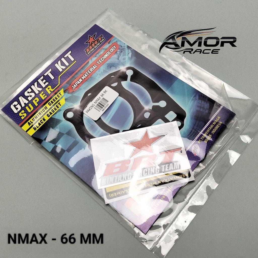PAKING BRT GASKET NMAX OLD NMAX NEW AEROX UKURAN 66 MM PAKING HEAD PAKING BLOK