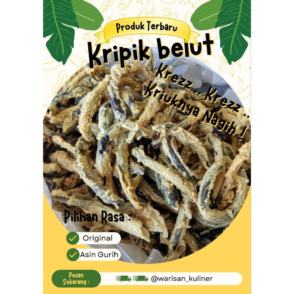 Keripik Belut Krispi Original | 100g
