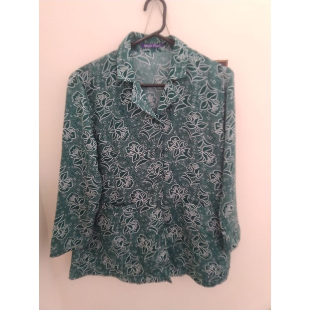 Preloved Mantan Second Baju Seragam PKK Bunga