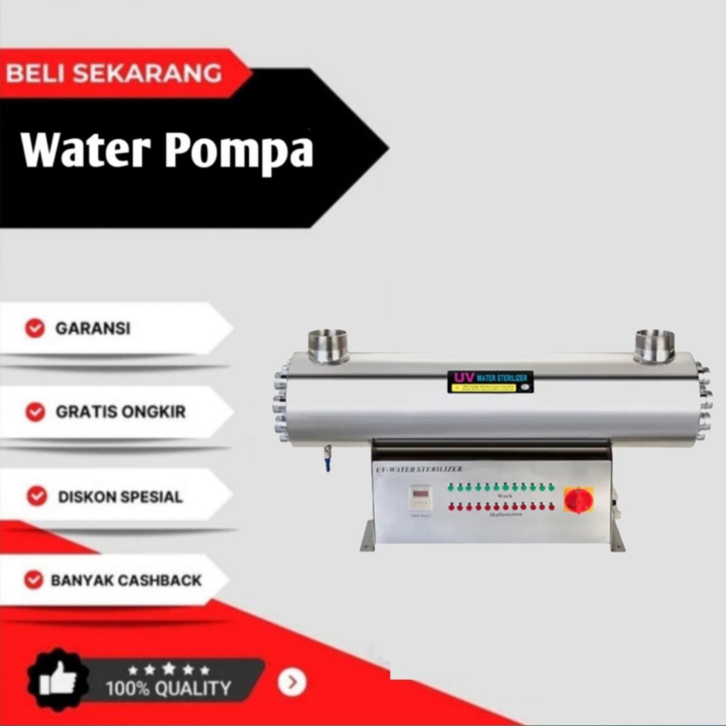 LAMPU UV 250GPM 50M3/H SS 6 lampu / ULTRAVIOLET UV 250 GPM