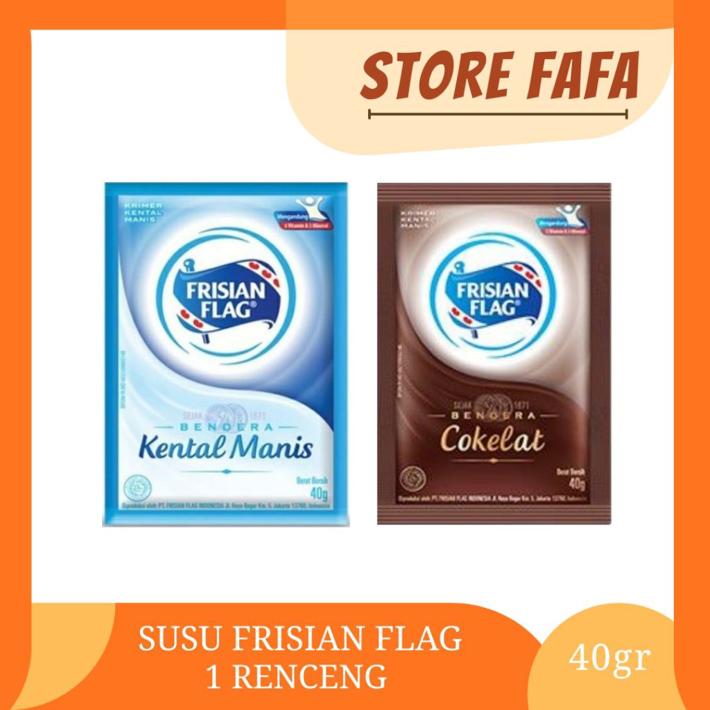 SUSU FRISIAN FLAG SACHET 40gr 1RENCENG