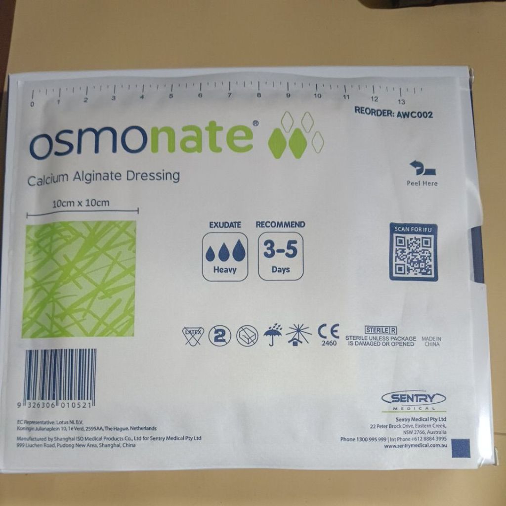 OSMONATE calcium alganate dressing / lembar