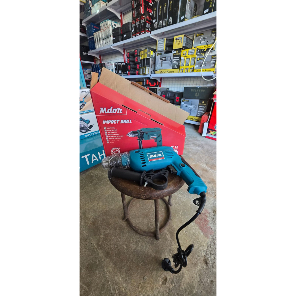 MESIN BOR LISTRIK BETON 13mm bor impact drill MDON