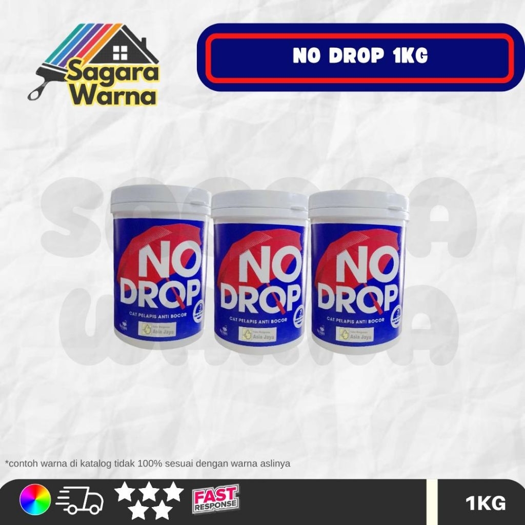 Avian No Drop Cat Anti Bocor / 009 PUTIH / Cat Eksterior / [ 1KG ]