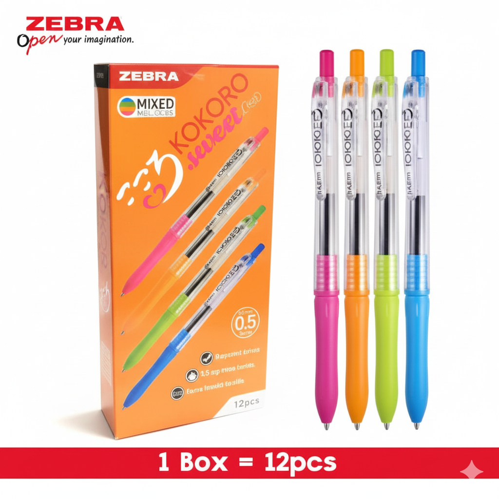 Pulpen Zebra Kokoro Sweet 0.5mm 1Pack