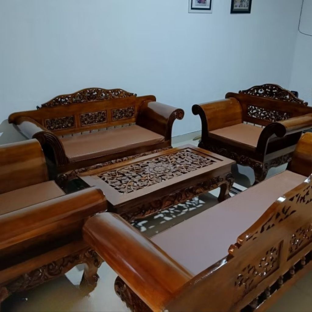 kursi tamu madura ukir jati/kursi tamu jati ukir jepara/kursi tamu jati