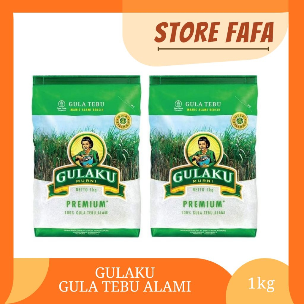 GULAKU GULA TEBU PUTIH PREMIUM 1kg