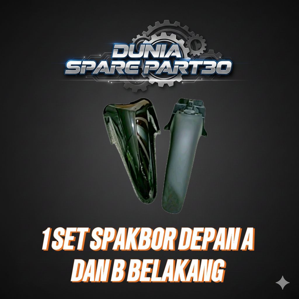 spakbor depan belakang  Supra x 125 tahun 2006