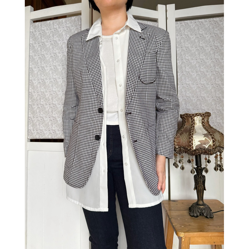 Sieg Gingham Blazer