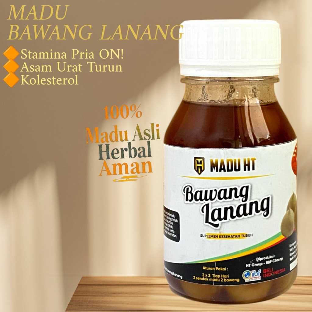 Madu Bawang Lanang Fermentasi Kuat Pria Herbal Premium Asli 350g