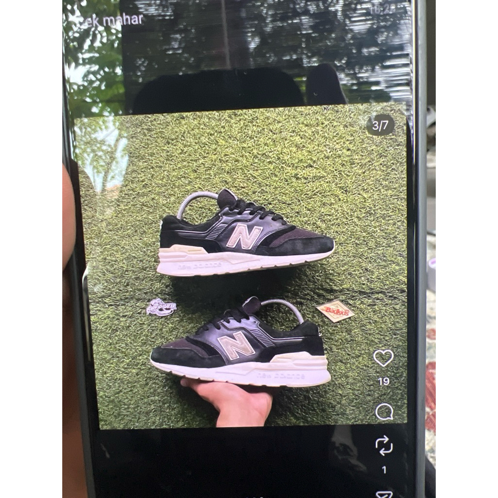 NEW BALANCE 997H BLACK WHITE