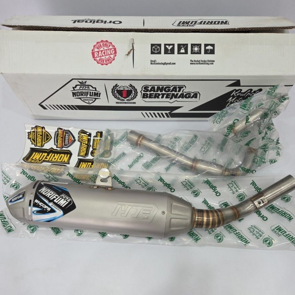 KNALPOT NORIFUMI WHOOPS  KAWASAKI KLX 230 ORIGINAL