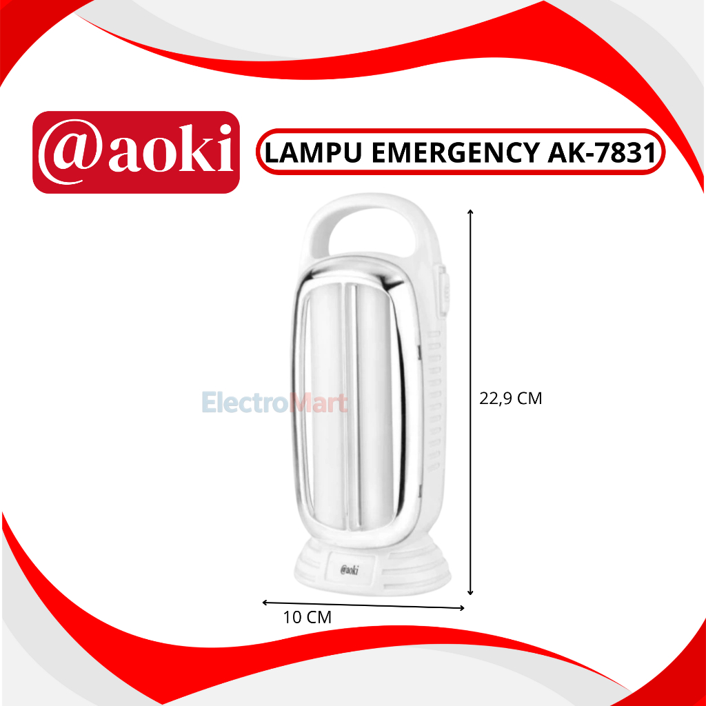 Aoki Lampu Emergency LED 40 SMD/ Lampu Darurat AK-7831 - Aoki AK 7831 Lampu emergency Lampu Darurat 