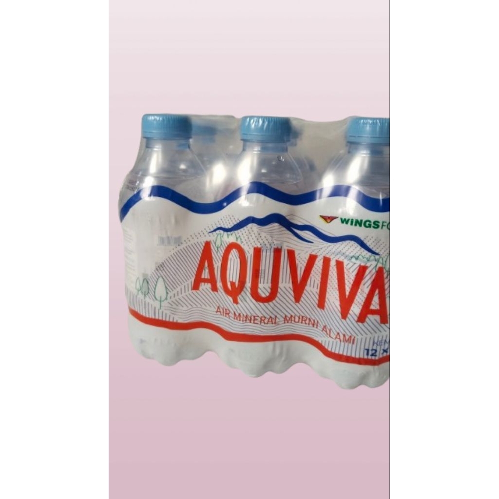 AQUVIVA air mineral murni botol 250 ml isi 12