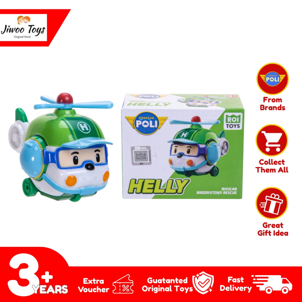 Mainan Robocar Poli Helly Minicar Helicopter Rescue MRT-0754