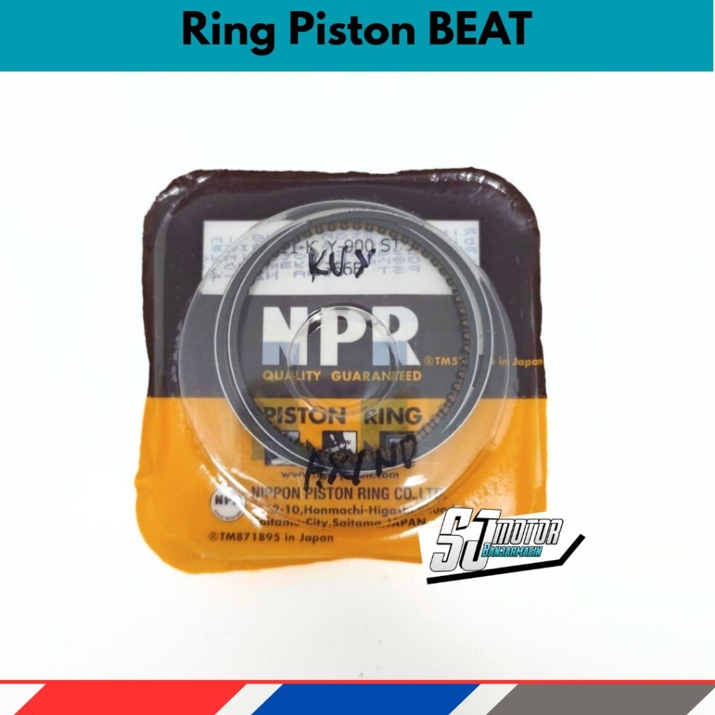 Ring Piston Seher NPR (KVY) Beat Karbu Scoopy Karbu Spacy Karbu