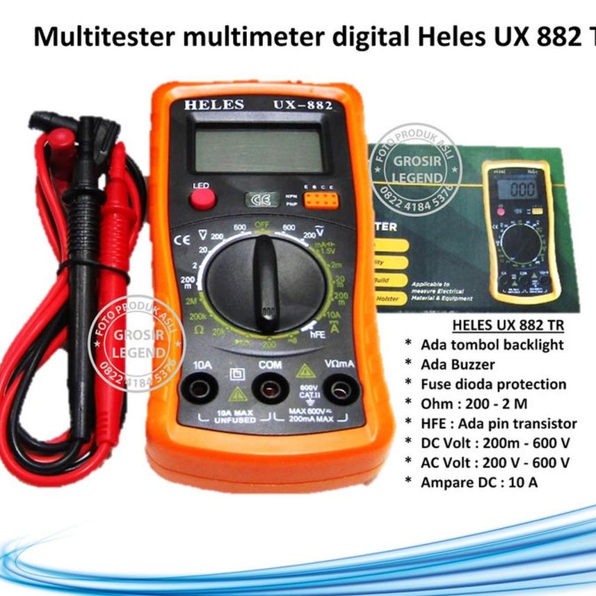 Multitester multimeter digital Heles UX 882 TR