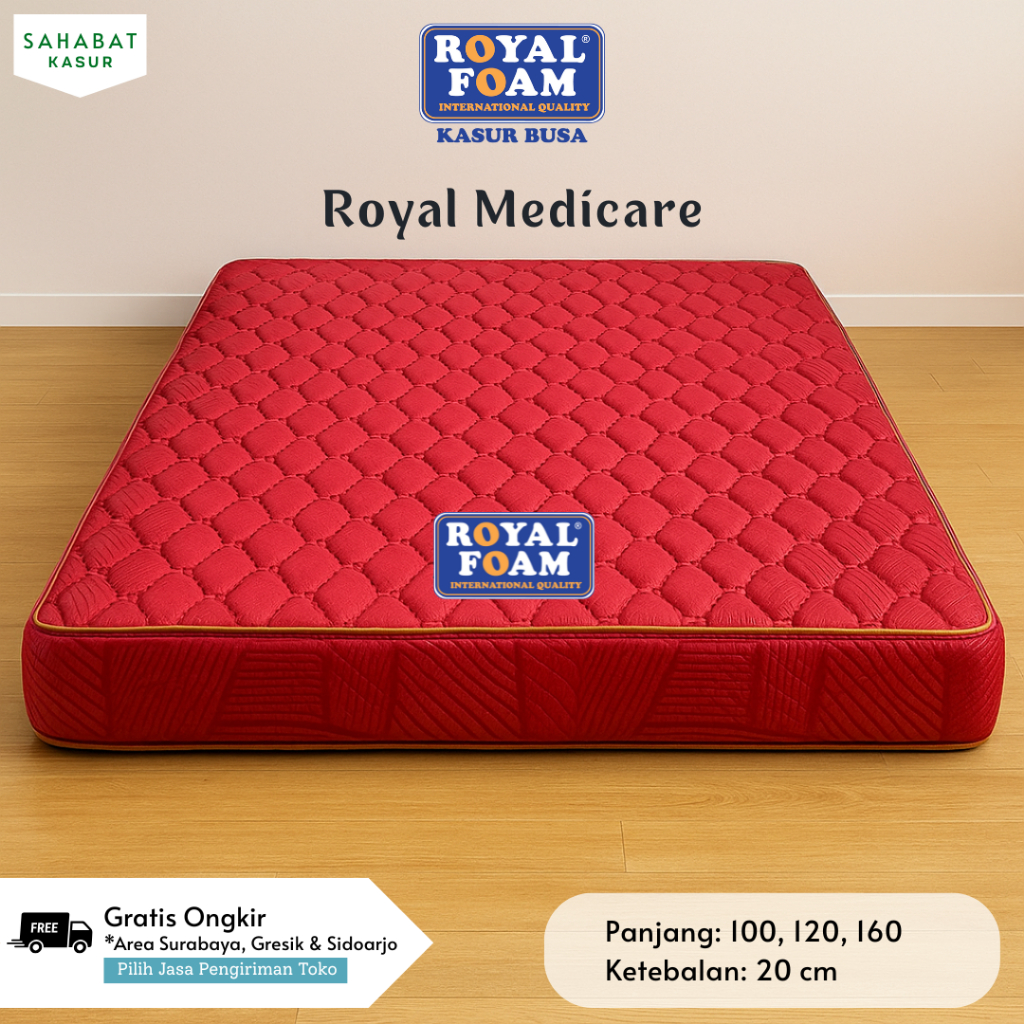 Kasur Busa Royal Foam Medicare (Kasur Saja) / Kasur Busa Rebounded Empuk Mattress Matras