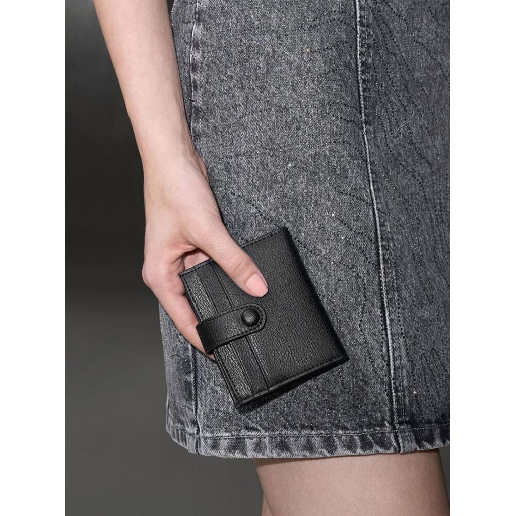 Preloved  Card Holder CK Original Black 14 Slot