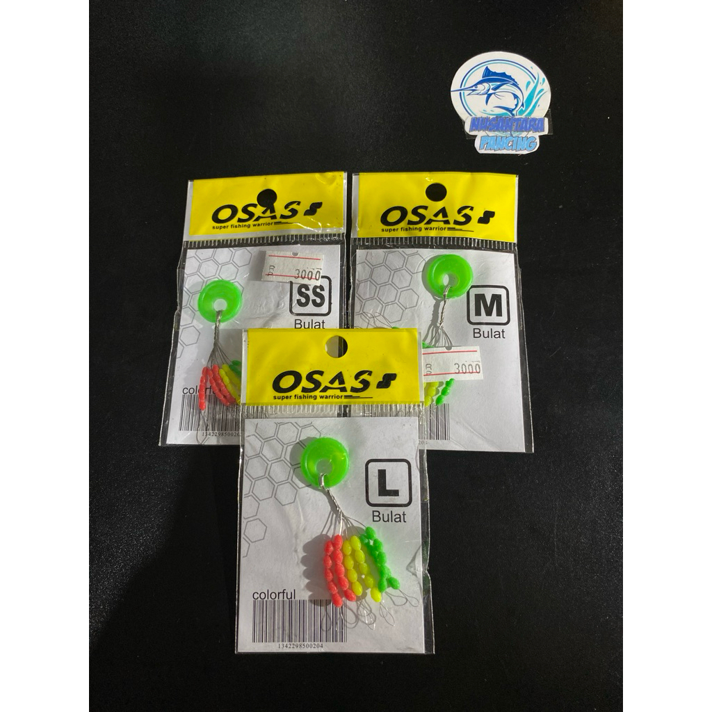 STOPPER BULAT OSAS WARNA-WARNI UKURAN SS-M-L