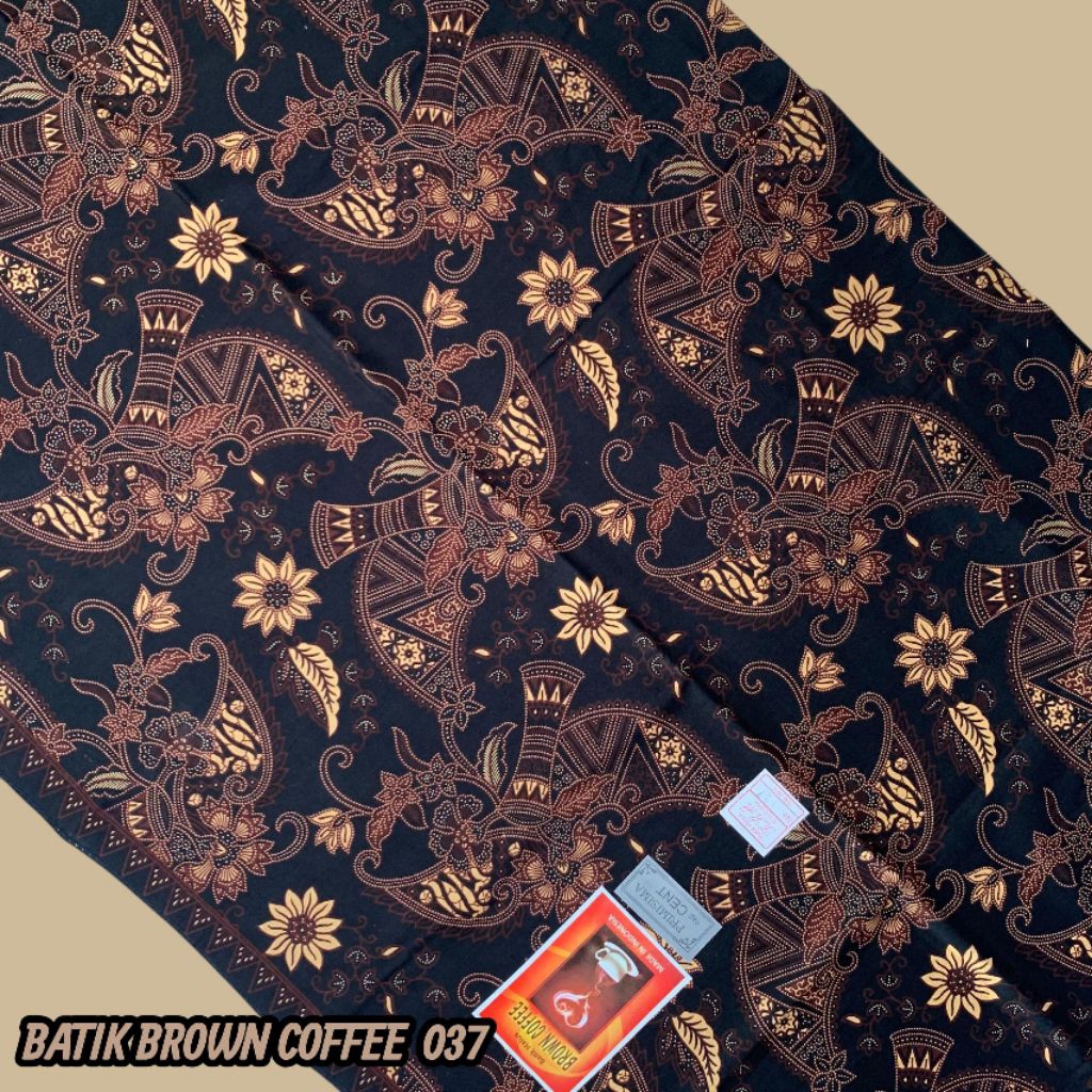 PASTI TERMURAH KAIN JARIK BROWN COFFEE KUALITAS PREMIUM BATIK PEKALONGAN