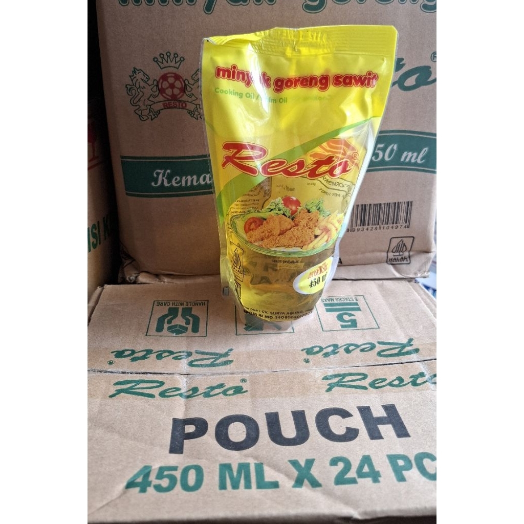 Minyak Goreng Resto 450ml 1 DUS isi 24