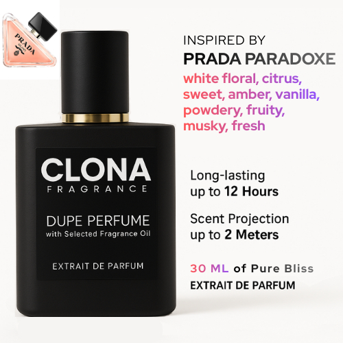 Extrait Parfum Prada Paradoxe - Dupe Inspired Perfume Clona Fragrance"