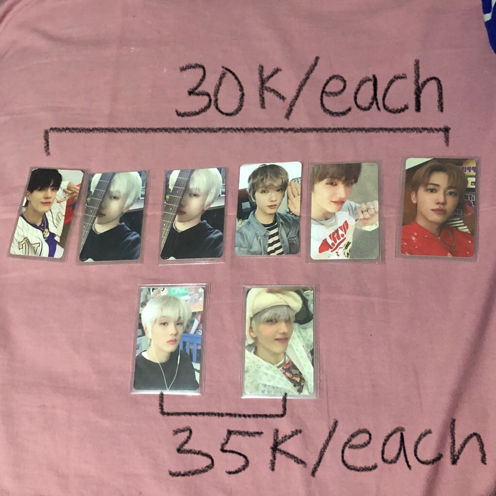 WTS(want to sale) CLEARENCE SALE pc/photocard nct official jisung beatbox digipack gitar, hotsauce, 