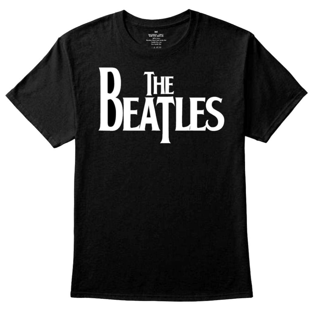 Original T-shirt The Beatles BlacK Unisex