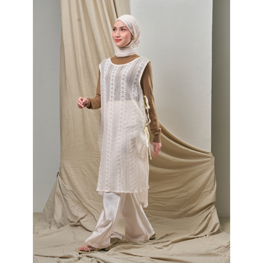 VIANDRA | Evelyn Outer - Outer Brokat Renda Organza - Outer Wanita Premium