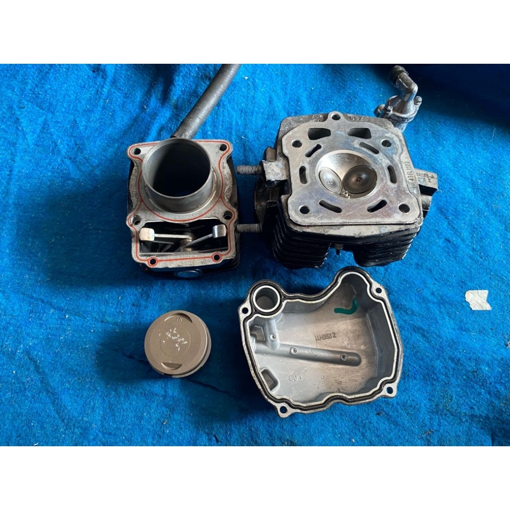 Boring head cylinder head kop viar roda tiga kaisar Nozomi jialing type radiator original