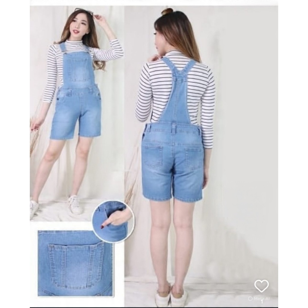 JUMPSUIT WANITA | JUMPSUIT CELANA PENDEK | JUMPSUIT KOREA M-XXL
