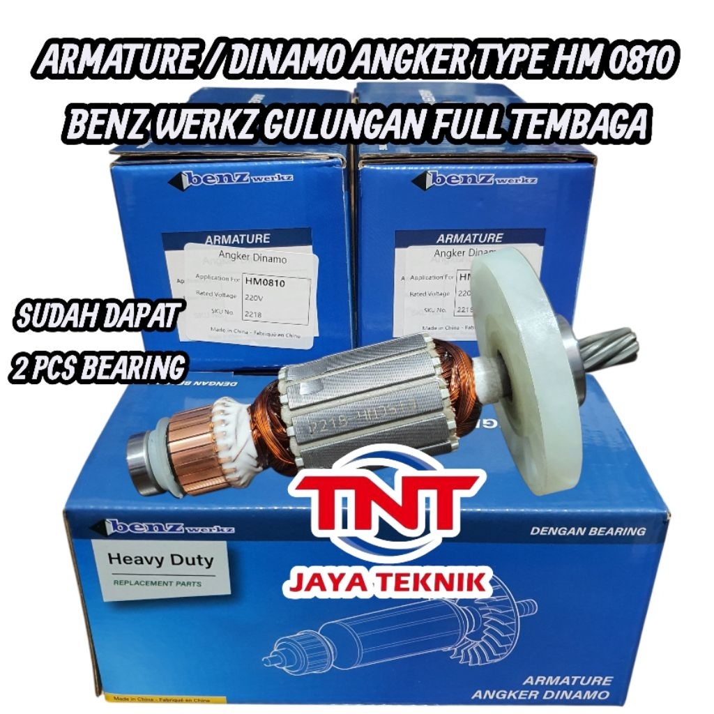 BENZ ARMATURE / ANGKER BOR MAKITA HM 0810 / ARMATURE BOR MAKITA HM0810 BENZ / ANGKER HM 0810