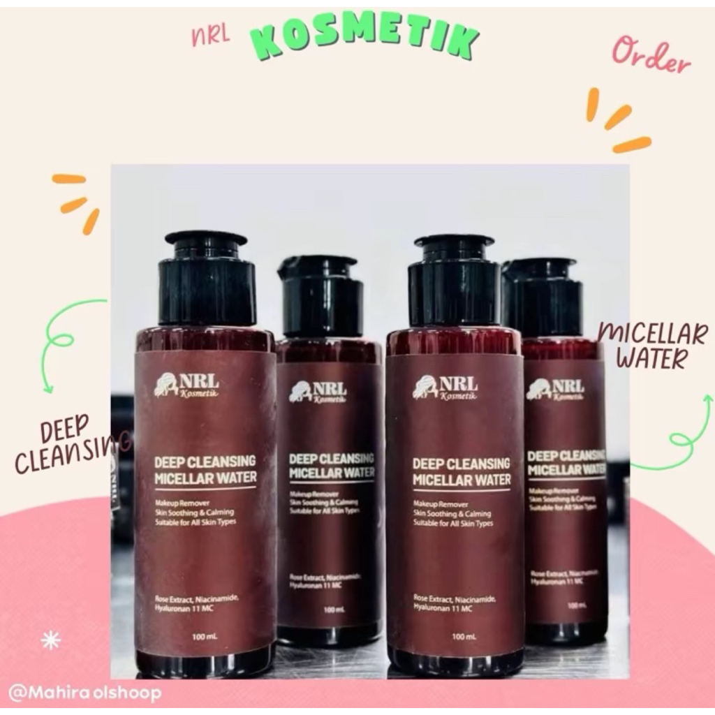 NRL KOSMETIK DEEP CLEANSING WATER ORI 100%