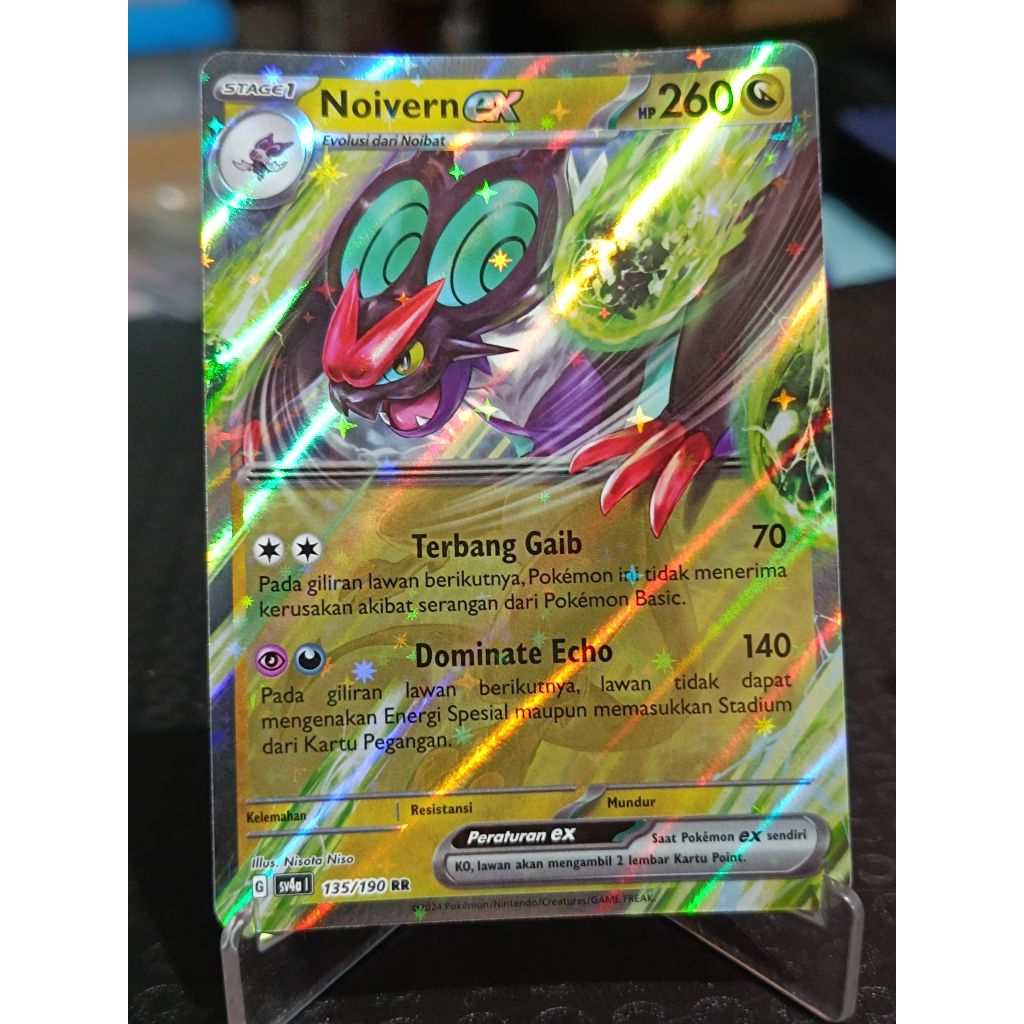kartu pokemon TCG ori Indonesia Noivern ex RR