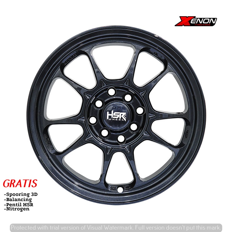 Velg racing model ce 28  di HSR DL Ring 15 lebar 6,5 untuk mobil yaris,brio,sigra,dll