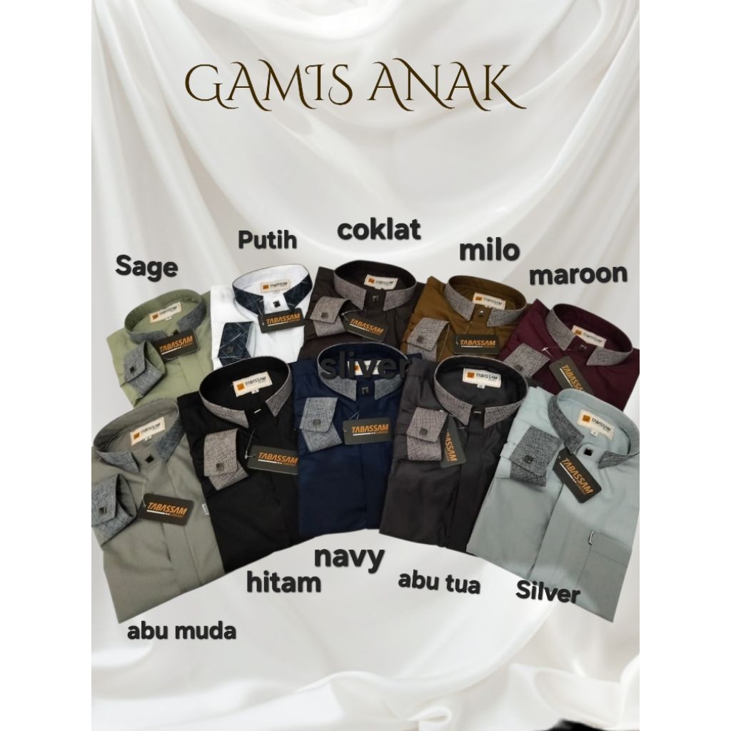 Jubah Gamis Anak Tabassam Warna Bahan Katun Kancing Thailand Jubah Anak Remaja Tabassam Muslim Premi