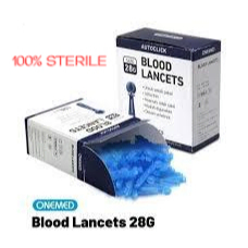 PROMO Blood Lancet Onemed 28G isi 100s Blood Lancet 28G Onemed
