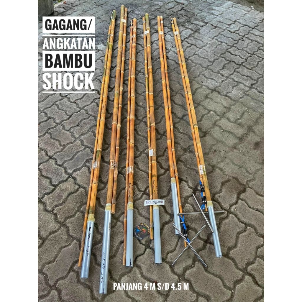Gagang/Angkatan BAMBU shock untuk anco