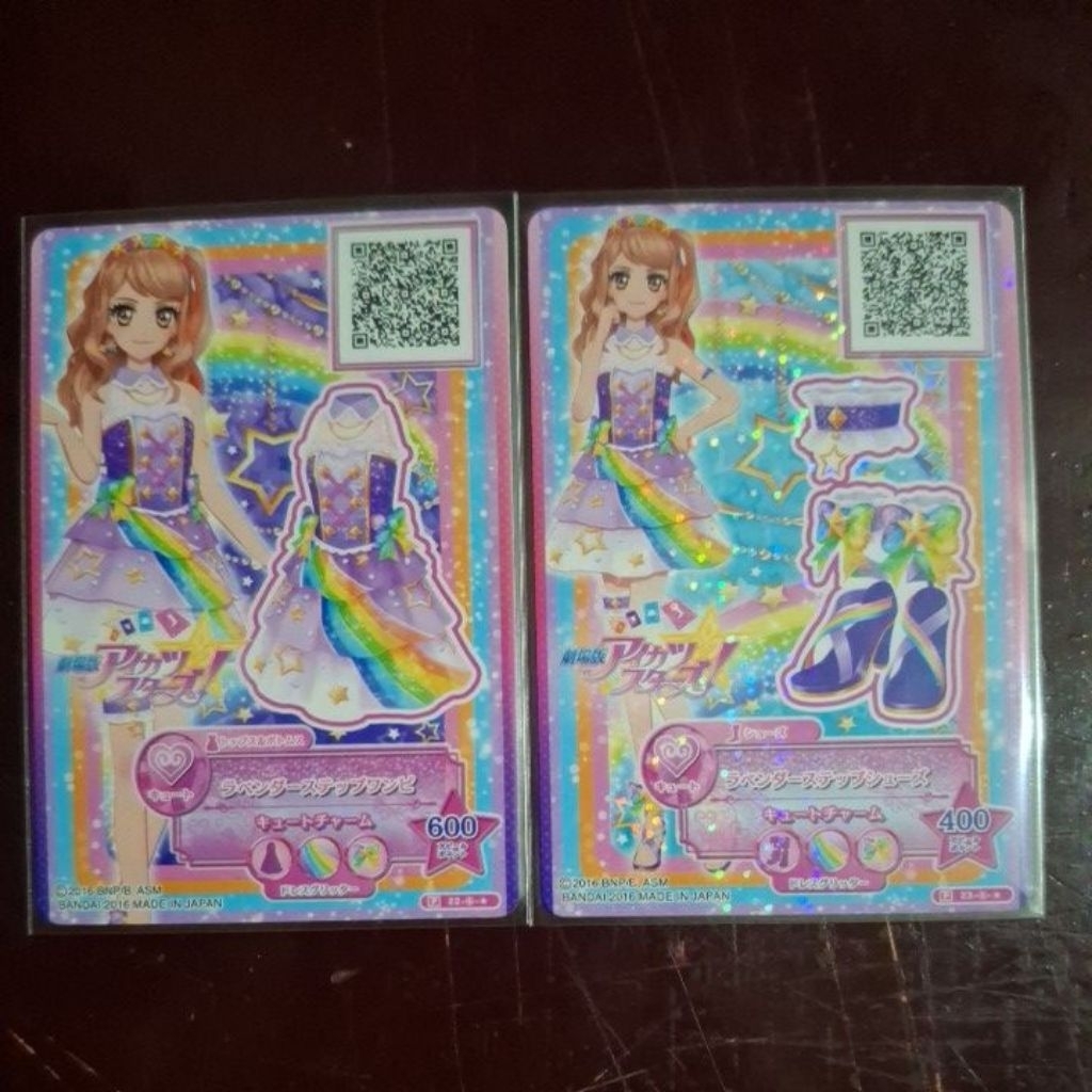 kartu aikatsu stars movie mahiru lavender step