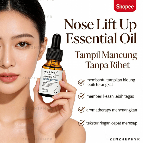 Original Serum Pemancung Hidung Permanen Minyak Pijat Esensial Meninggikan Tulang Hidung