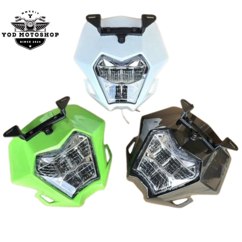 Batok Kepala / Reflektor / Headlamp / Lampu Depan LED Motor KAWASAKI KLX 230 SE KLX 150 SM SE