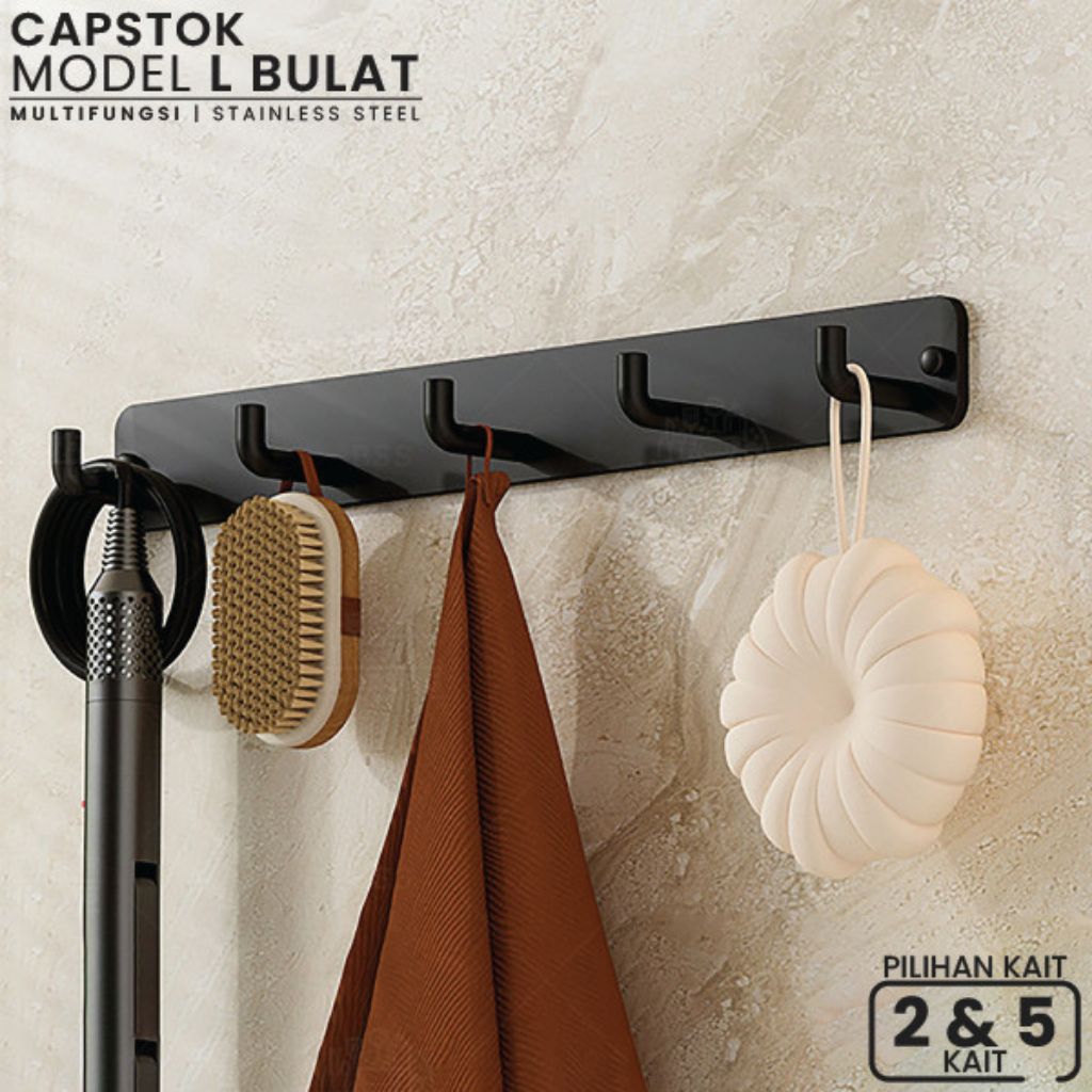 KAPSTOK BESI APOLLO 5 KAIT / CANTOLAN BAJU BESI 5 KAIT