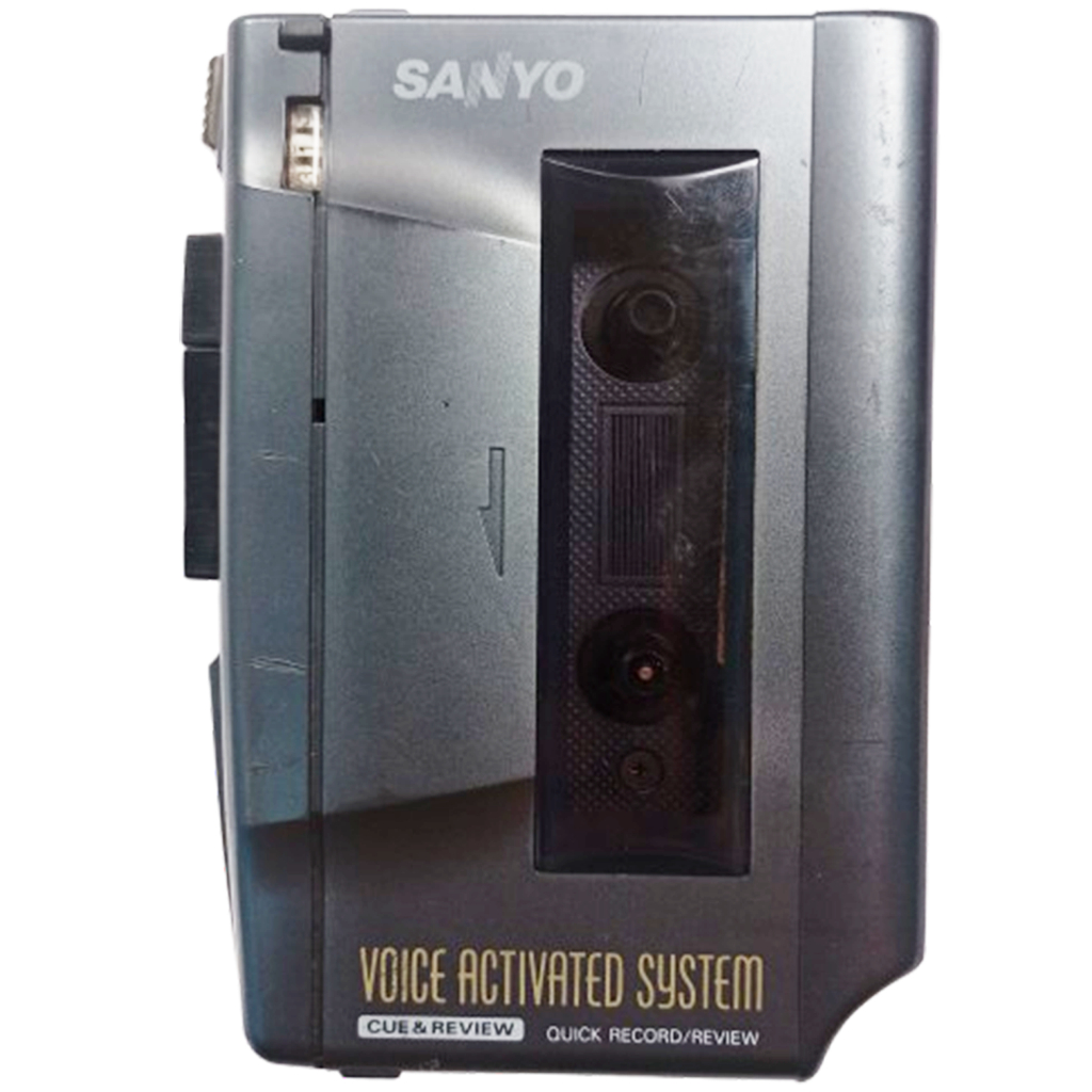 audio - WALKMAN SANYO M-1119 RECORDER CASSETTE PLAYER - pemutar kaset pita dan rekam