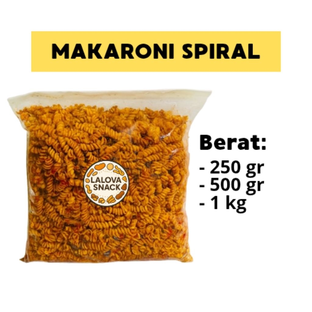 MAKARONI SPIRAL SNACK KILOAN