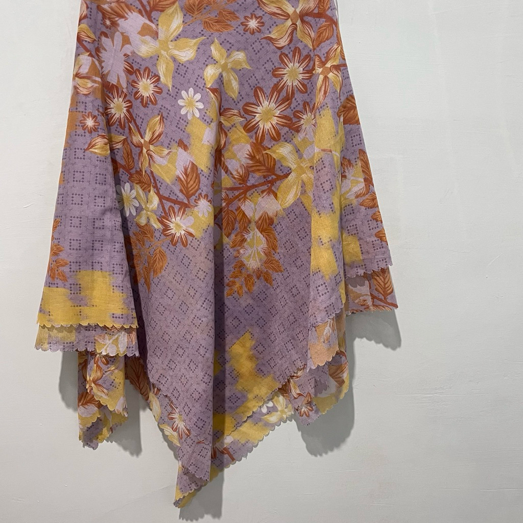 PL Jilbab Segiempat Voal Motif LC