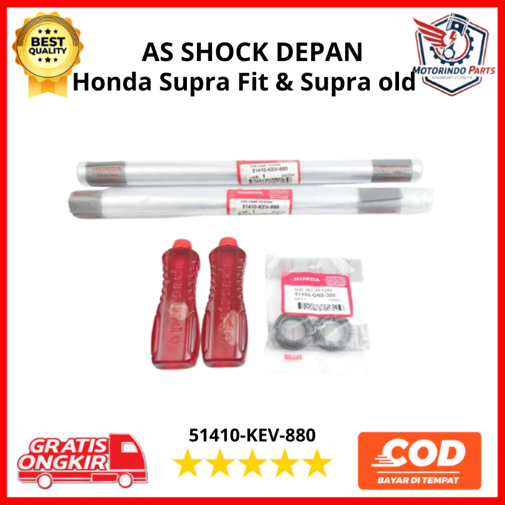 Shock depan motor supra fit lama - shock depan supra 51410-KEV-880