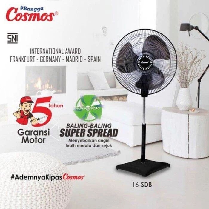 COSMOS - 16-SDB | kipas listrik | kipas angin listrik | kipas 16" | kipas 16 inch | kipas cosmos | k