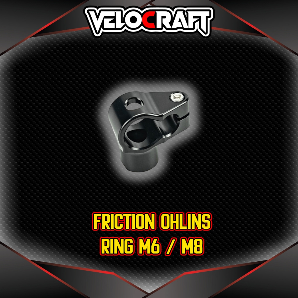 Velocraft Bracket Friction Dudukan Steering Damper OHLINS Braket Breket Velocraft For Kawasaki ZX6 Z