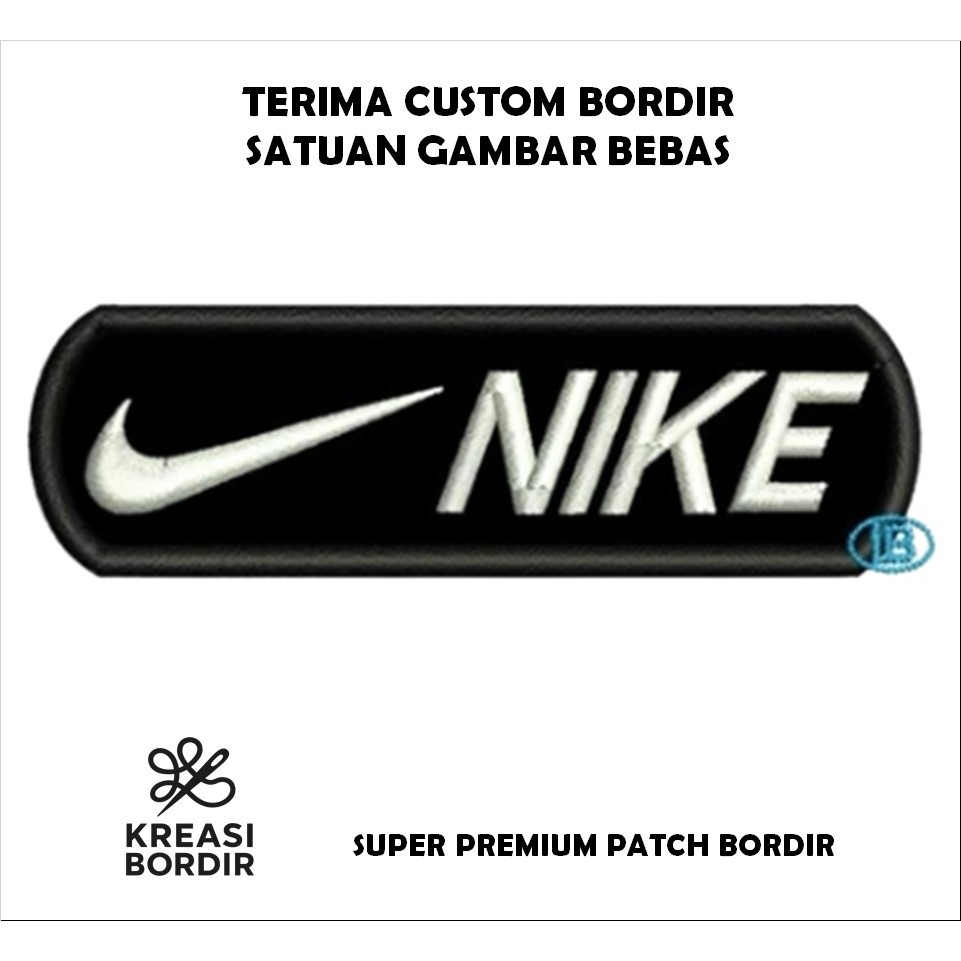 EMBLEM PATCH BORDIR LOGO NIKE - Kreasibordir.id